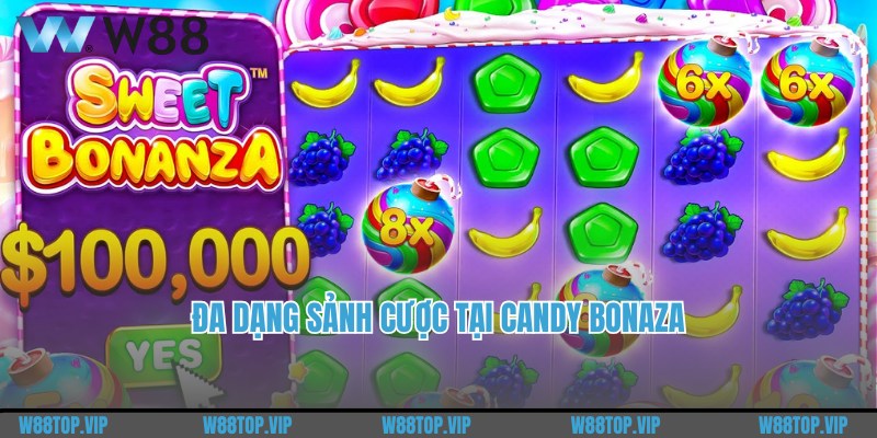 Game Candy Bonaza có đa dạng sảnh chơi