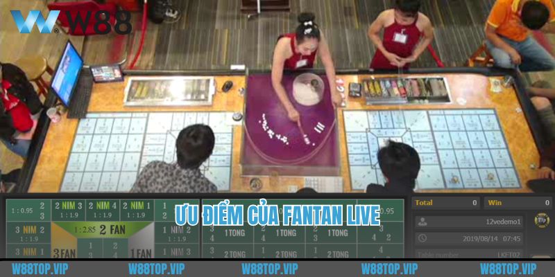 Ưu điểm của FanTan live