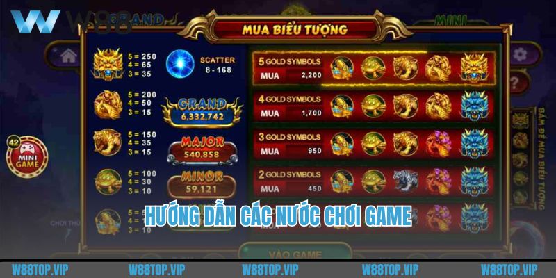 Hướng dẫn các nước chơi game