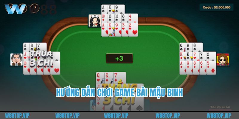 Hướng dẫn chơi game bài Mậu binh